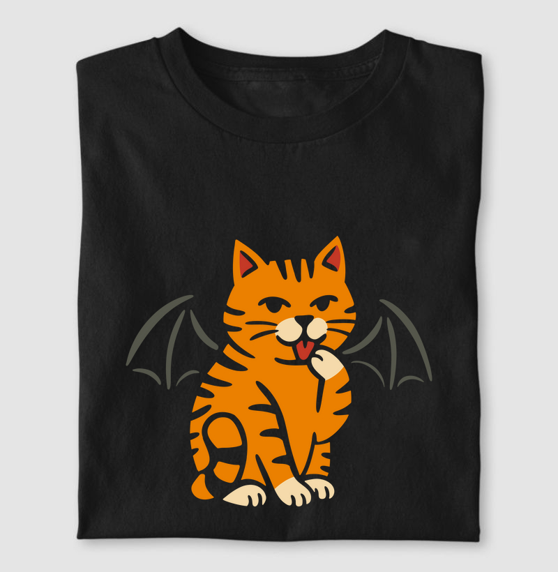 Gato Laranja Morceguinho