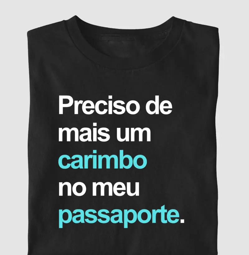 Preciso de mais um carimbo no meu passaporte