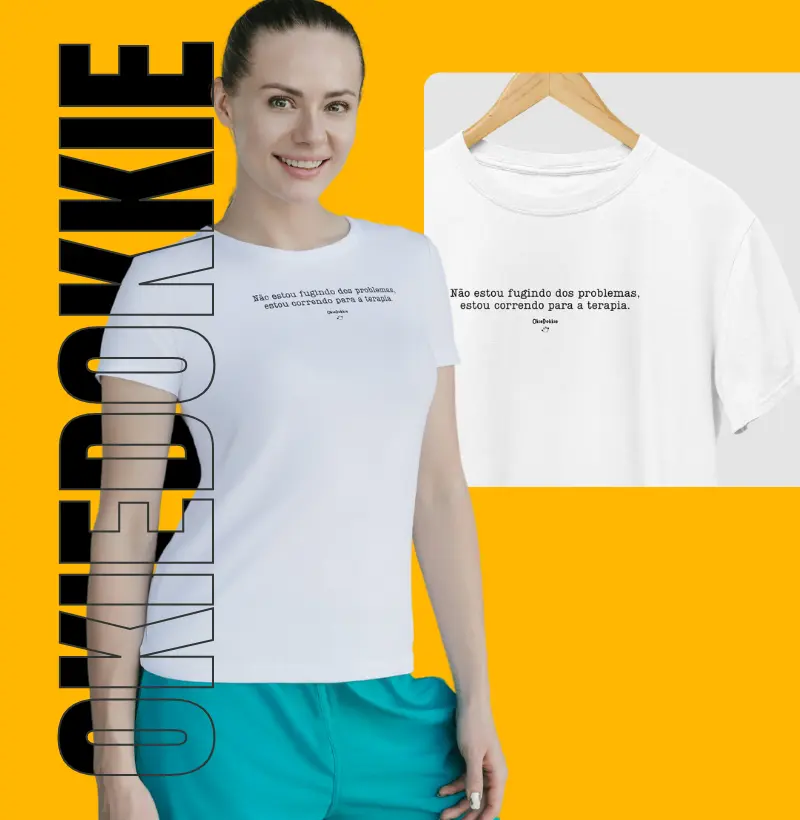 Não estou fugindo dos problemas, estou correndo para a terapia