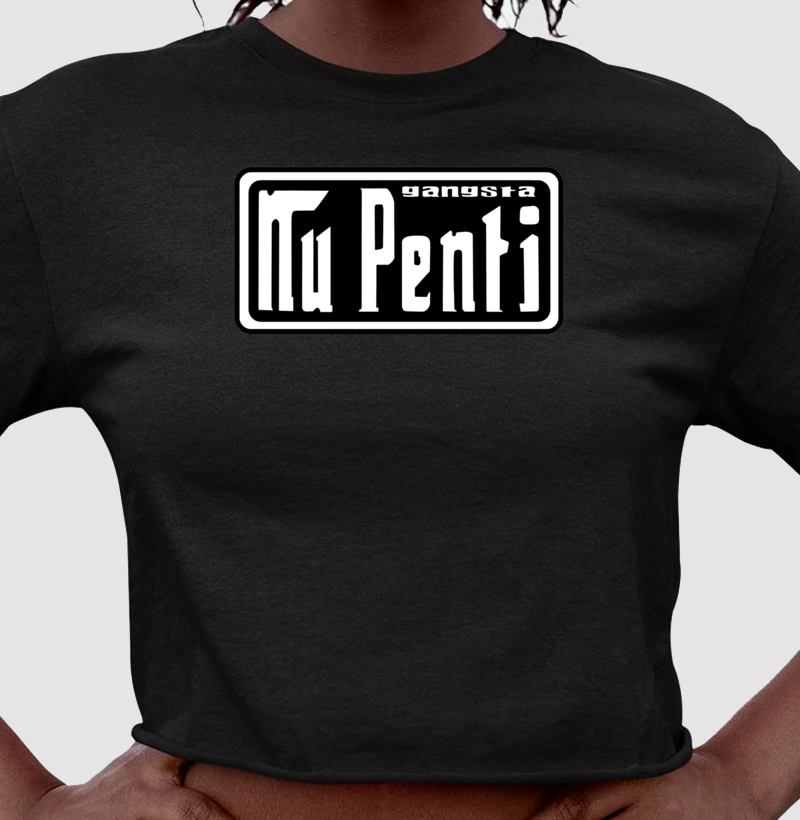 Camiseta  Cropped Gangsta Nu penti
