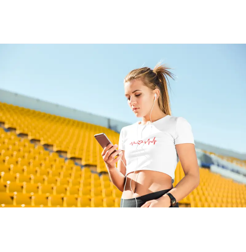 Cropped Batidas do Coração