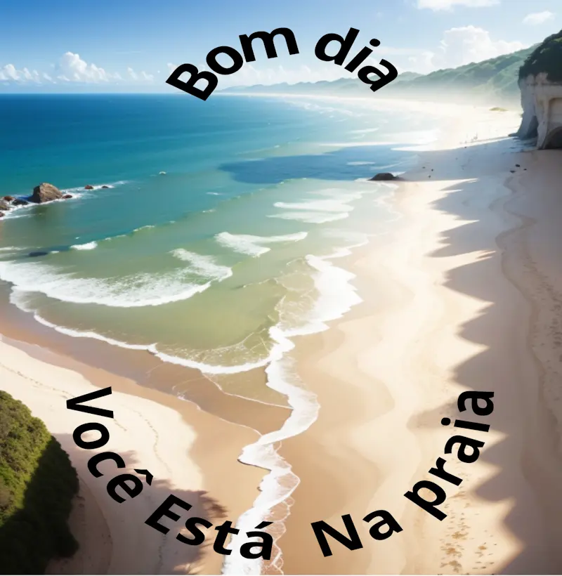 Camiseta bom dia