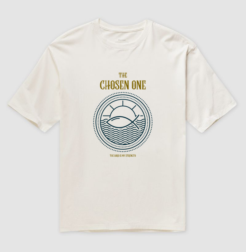 Camiseta Oversized Cristã The Chosen Escolhido Jesus