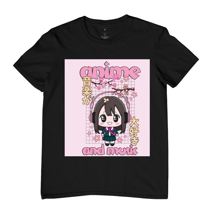 Camiseta Anime And Music