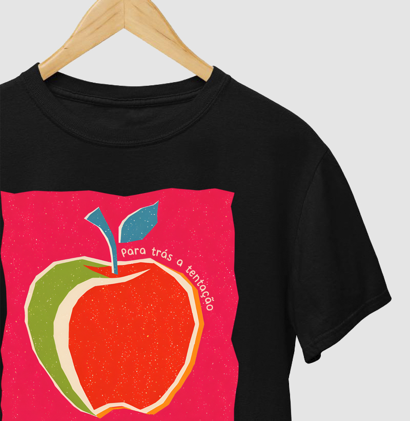 Camiseta Para trás a tentação