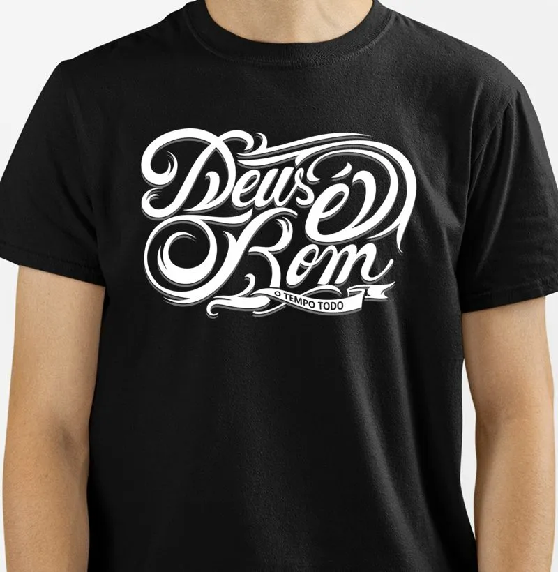 Camiseta - Deus é Bom o Tempo Todo