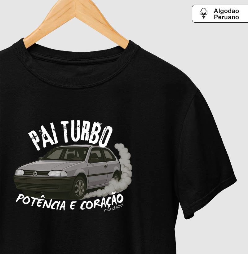 Pai turbo, potência e coração escura