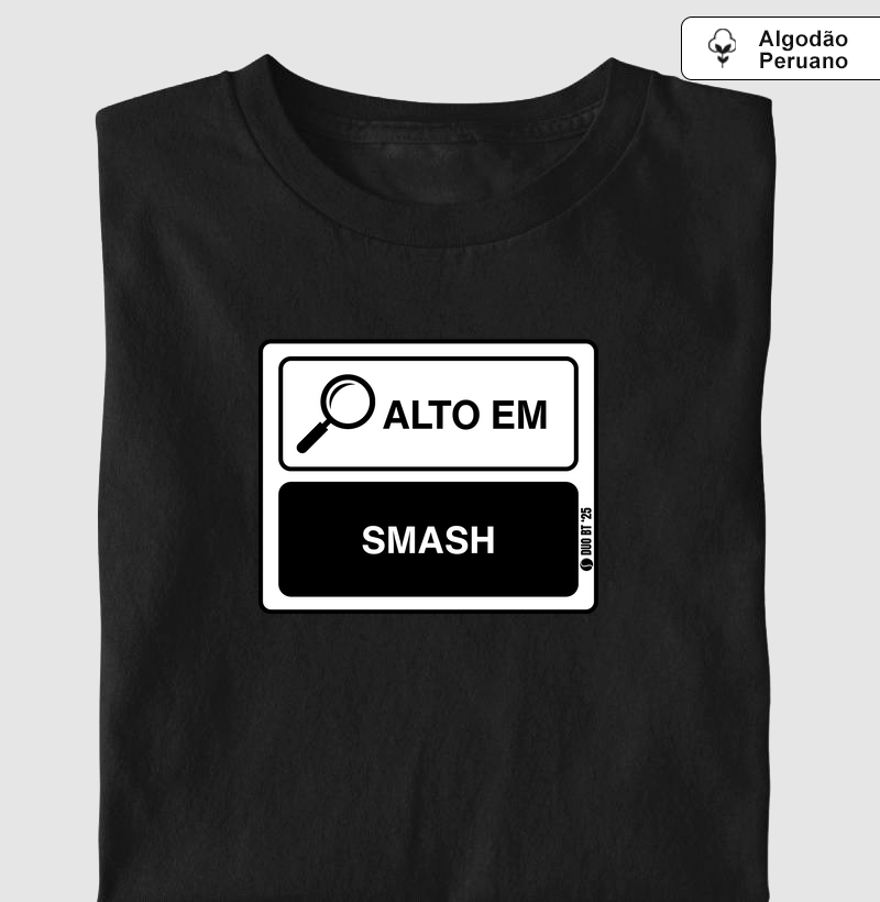 Rótulo: Alto em Smash
