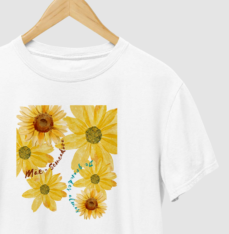 Camiseta | Mãe = Semeadora de grandes almas