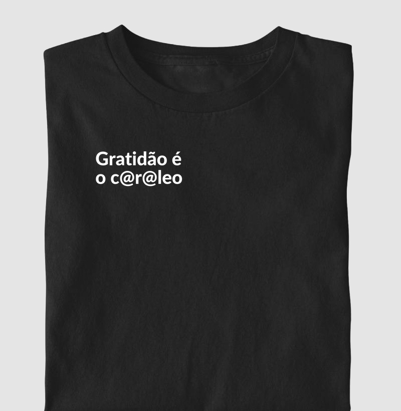 Gratidão é o...