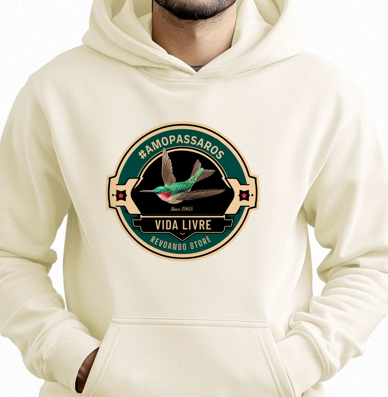 Vida Livre - Vintage - Moletom Hoodie