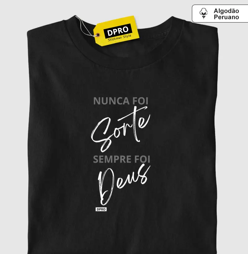 Nunca foi sorte sempre foi Deus