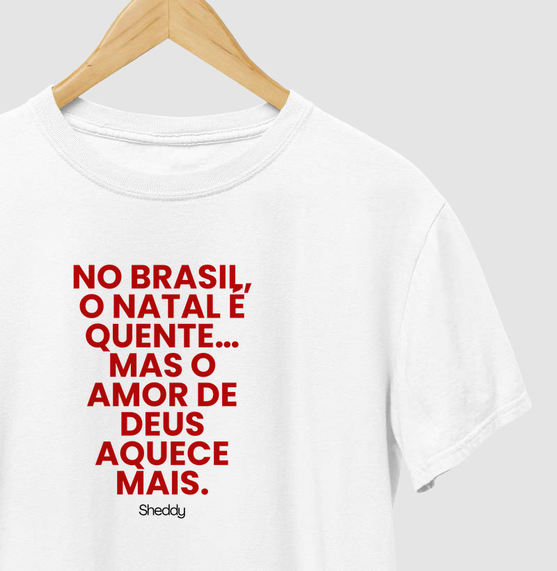 Camiseta personalizada do Natal