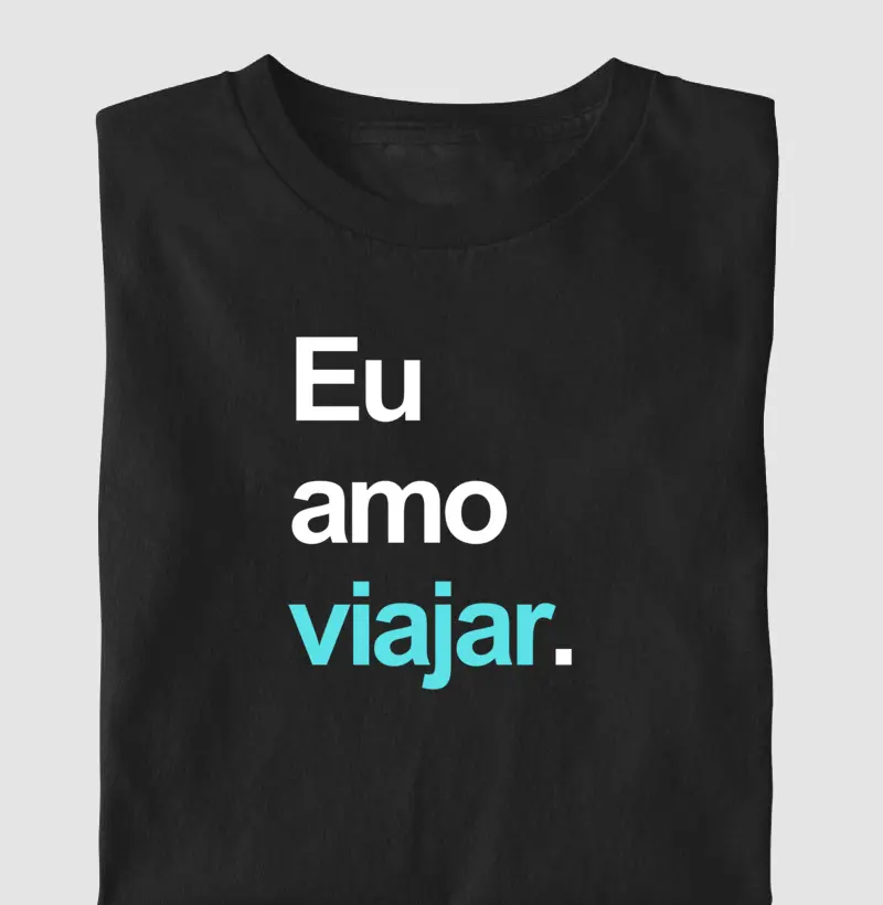 Eu amo viajar