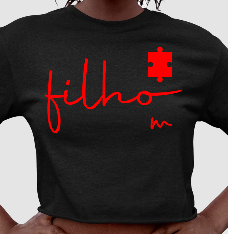 Moletom Cropped Filho