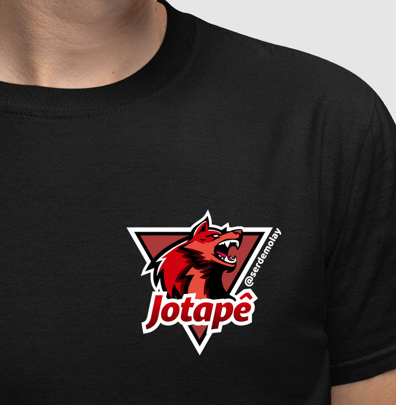 Camisetas escuras Jotapê peito serdemolay