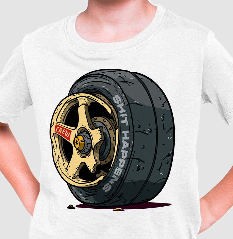 Camiseta Infantil - Shit Happens
