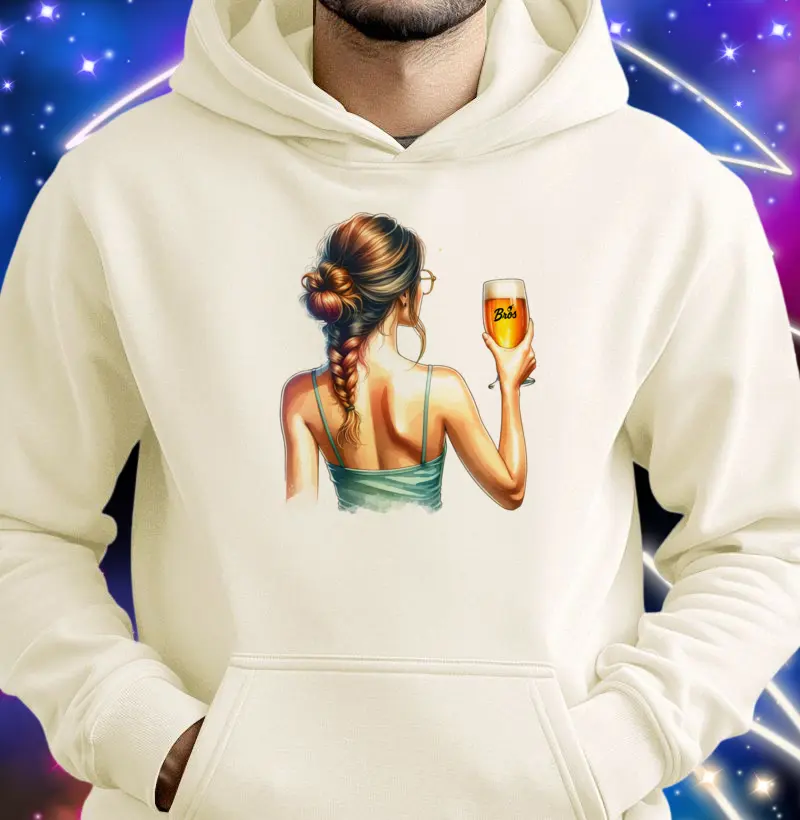 Moletom Canguru Brós GIRL BEER