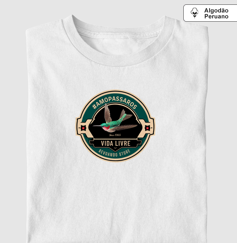Vida Livre - Vintage - Algodão Peruano
