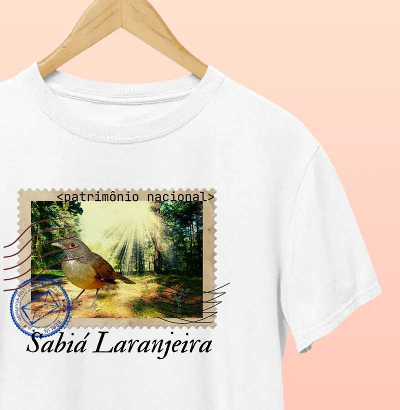 Sabiá Laranjeira Selo Postal