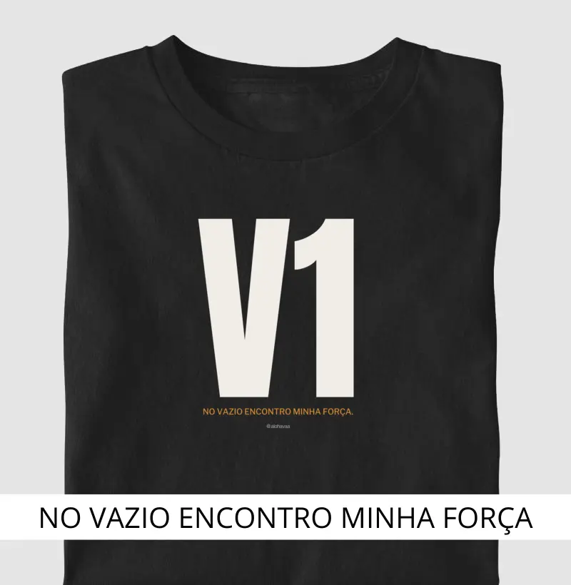 V1 - No vazio encontro minha força