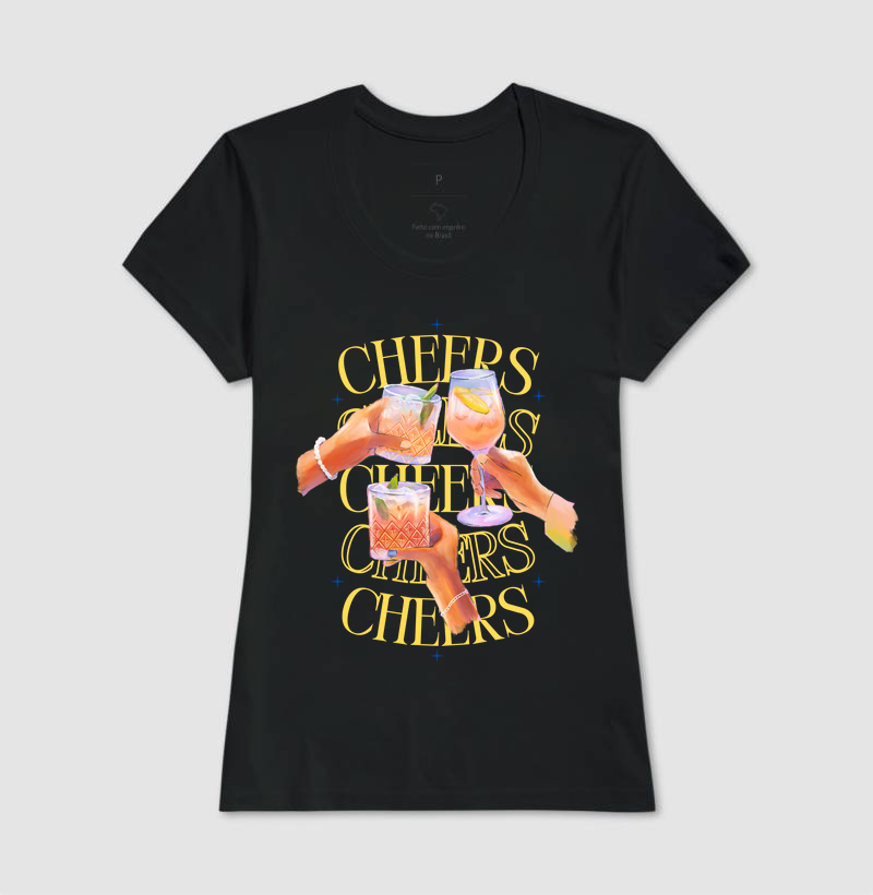 Camiseta Feminina Cheers