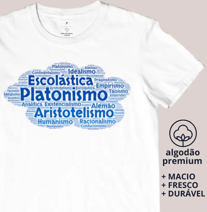Camiseta Correntes Filosóficas