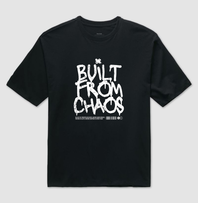 Camiseta Oversized Built