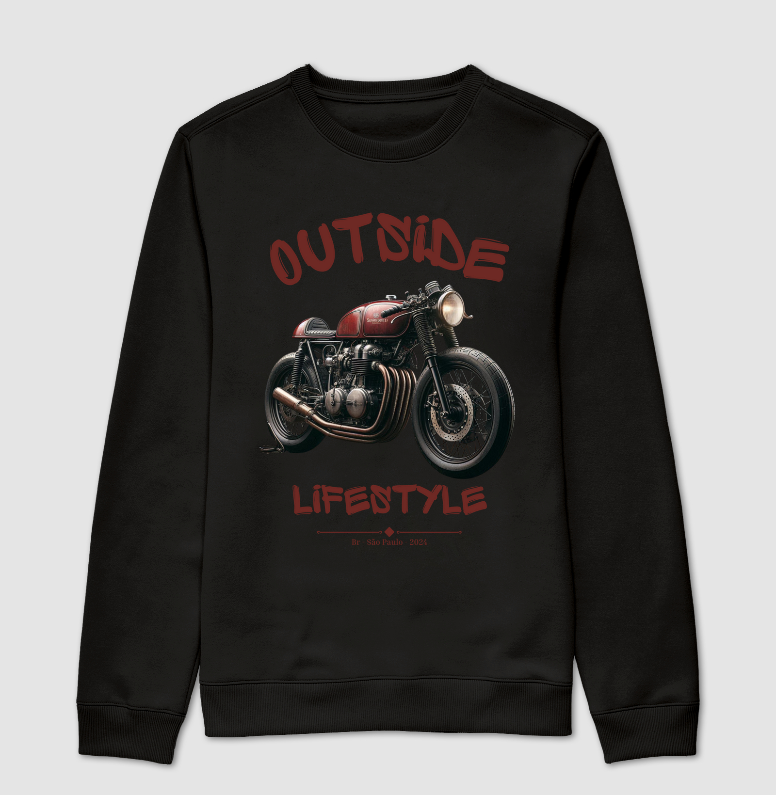 Moletom Gola Careca - Caferacer 
