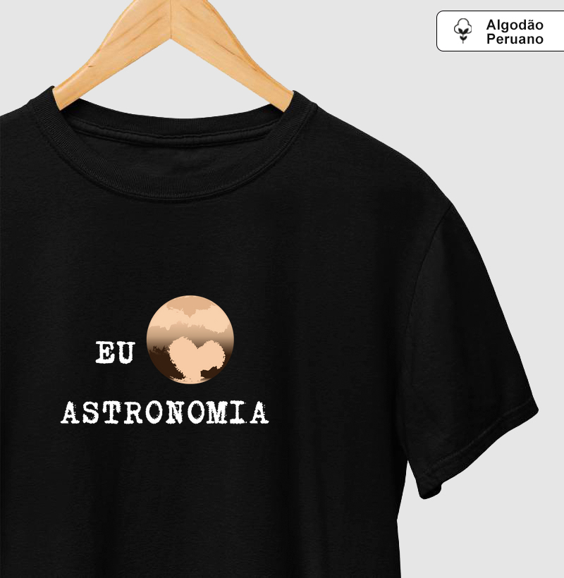 Eu amo astronomia.