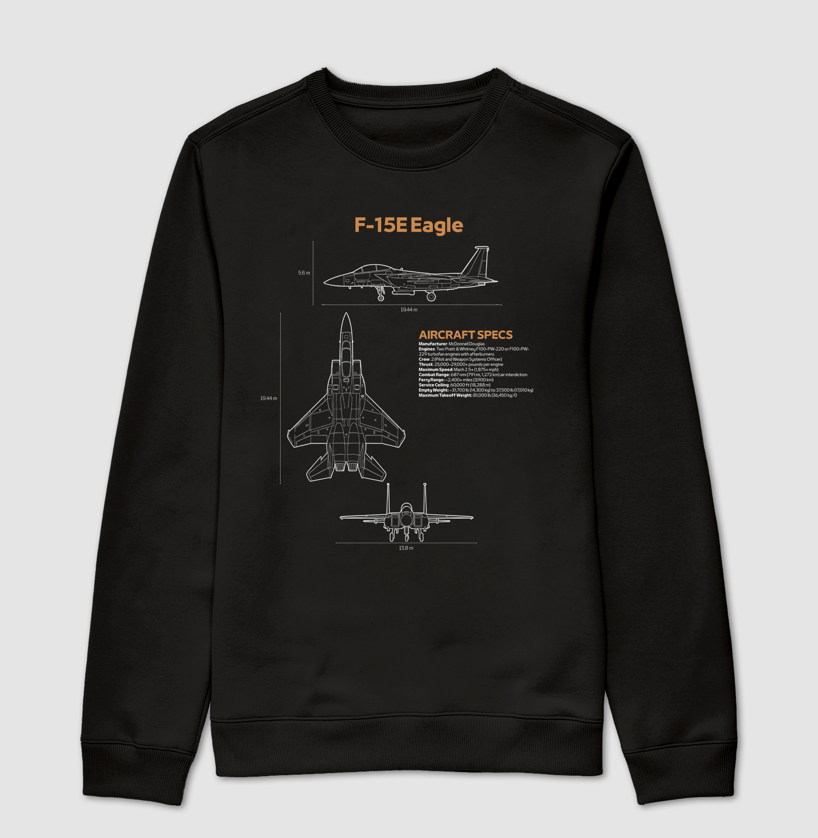 F-15E Eagle - Blueprint