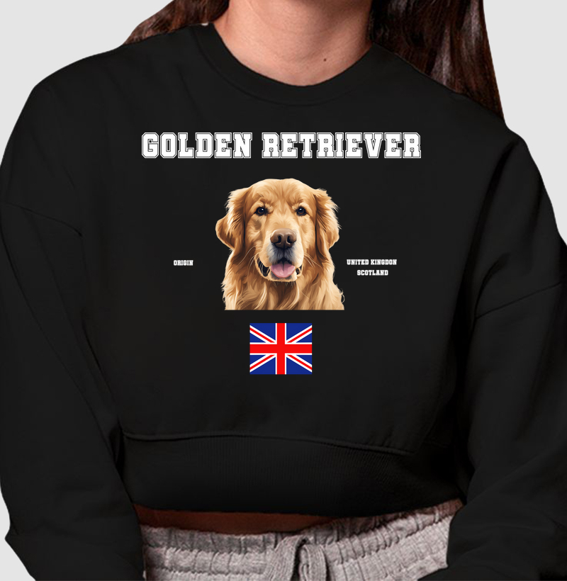 Golden Retriever - letras brancas