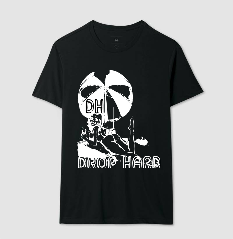 Camiseta basica drop hard mina bronzeada