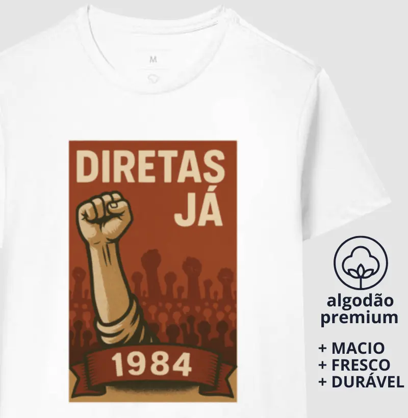 Camiseta Diretas Já