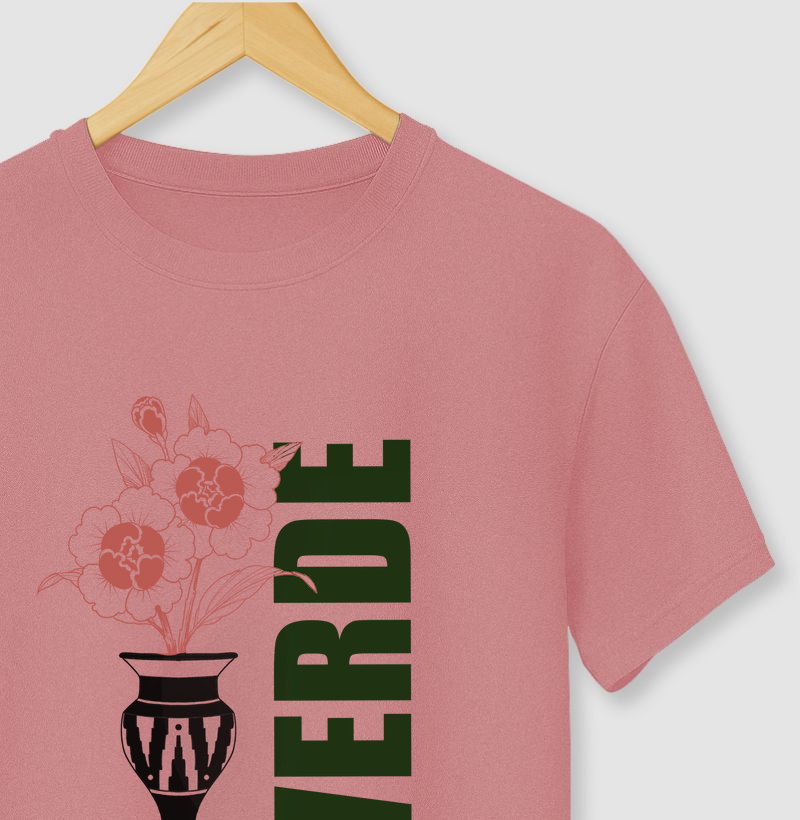 Verde é resistência Vaso Floral
