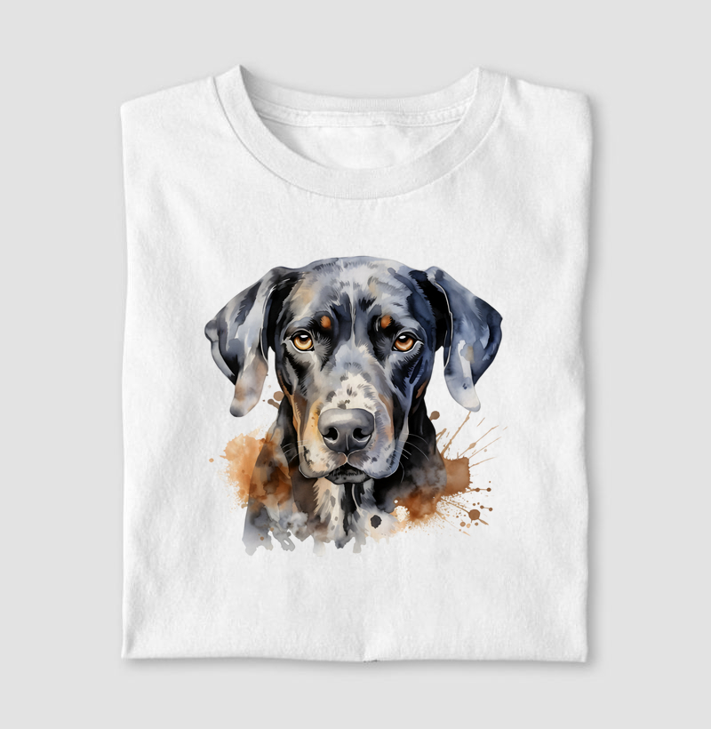 Catahoula Leopard aquarela