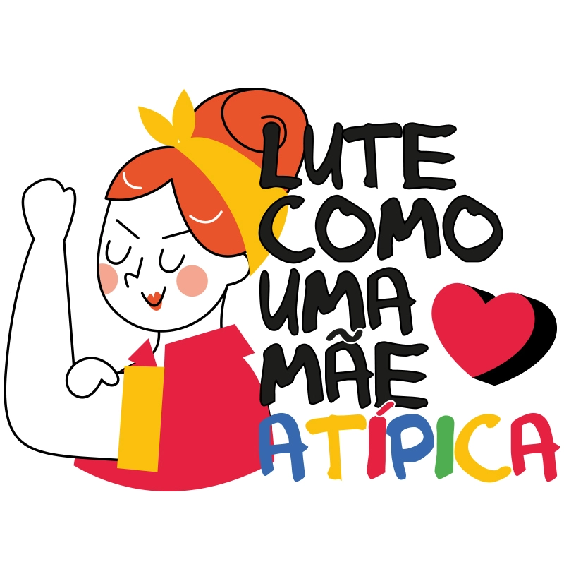Lute como uma mãe atípica baby look
