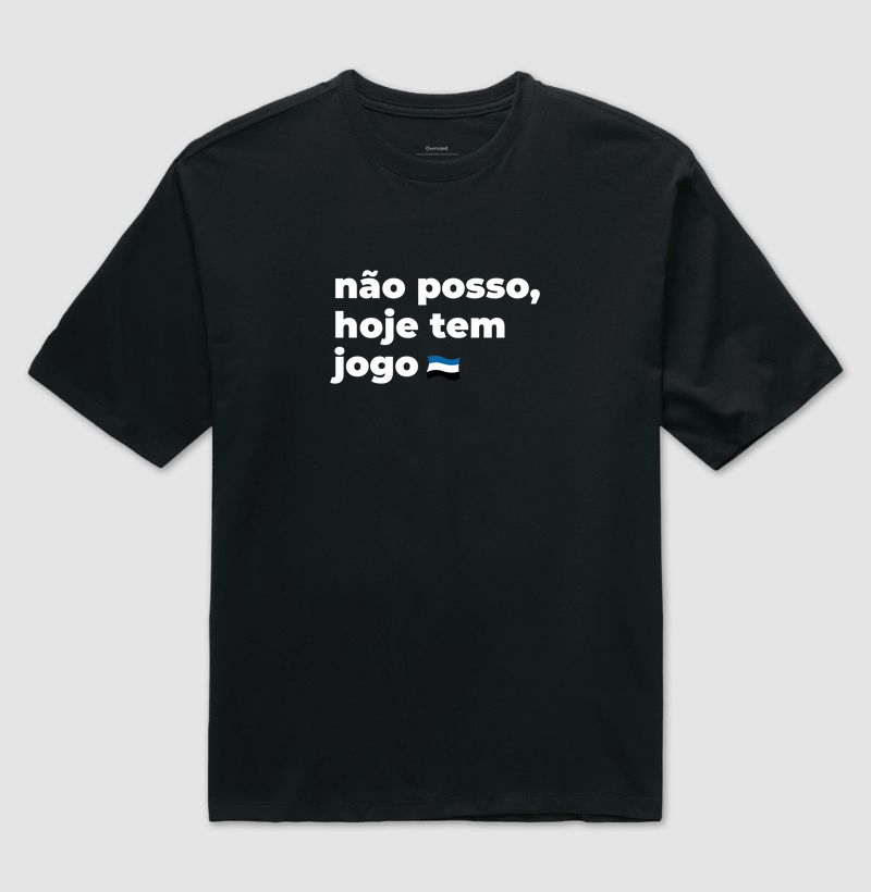 Camiseta Oversized Dia de Jogo