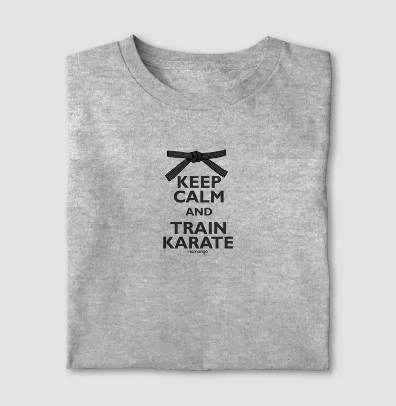 Camiseta Karate Keep Calm – Na Manga