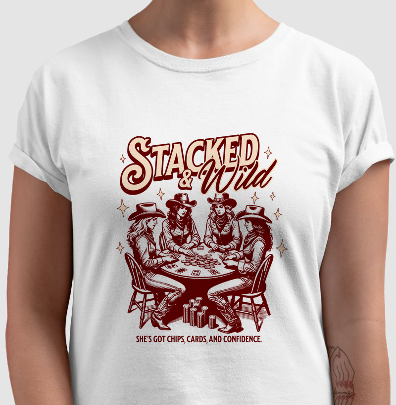 Camiseta "Stacked & Wild"