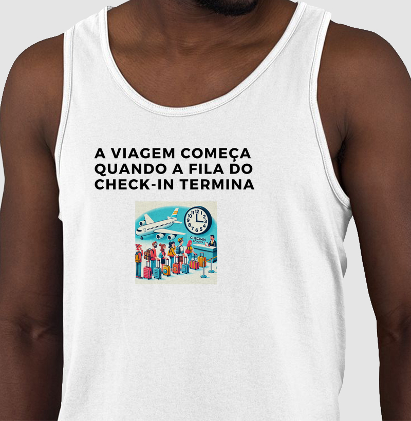 A viagem começa quando o check-in termina