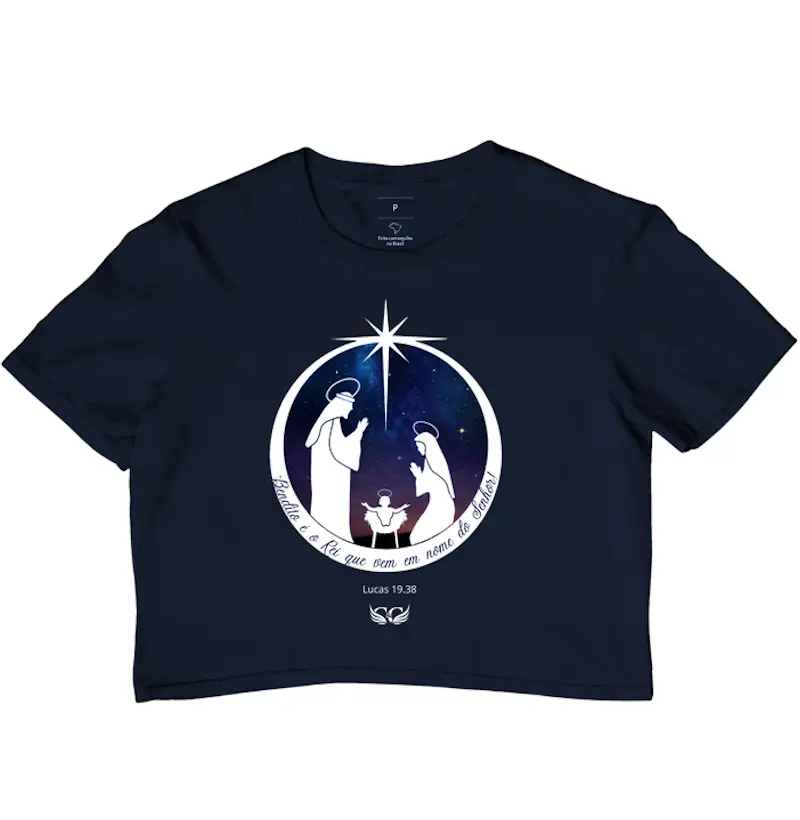 Croped de Natal Bendito o Rei.