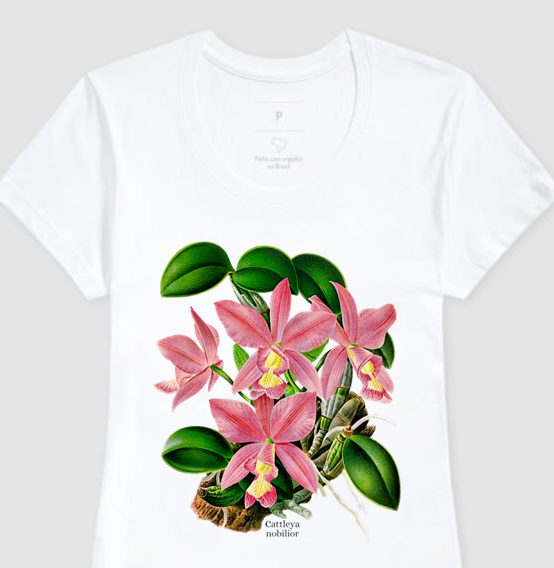 Camiseta Feminina Cattleya nobilior