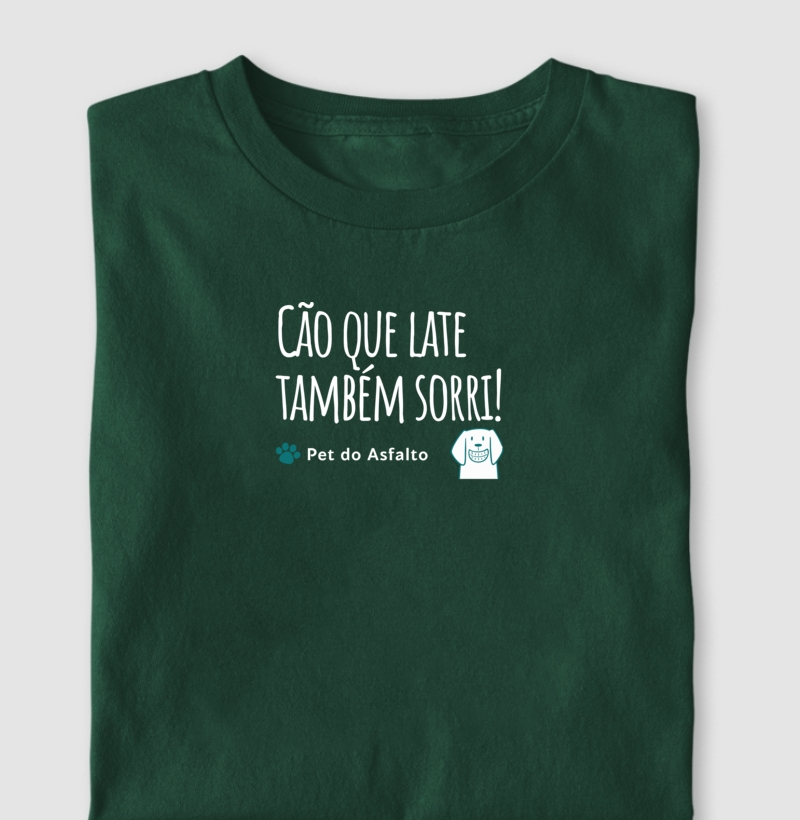 Cão que late também sorri!