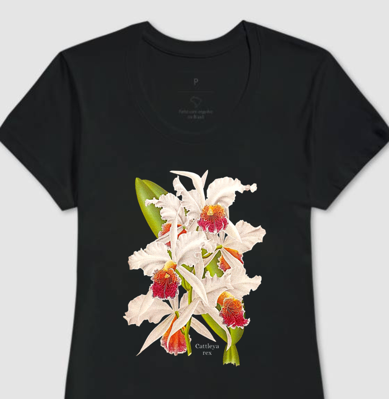 Camiseta Feminina Cattleya rex