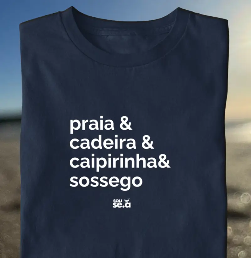 Praia, cadeira, caipirinha e sossego