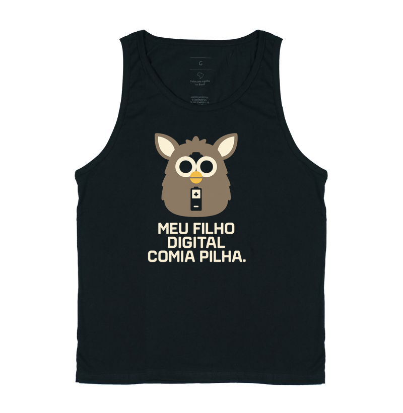 Meu filho digital comia pilha