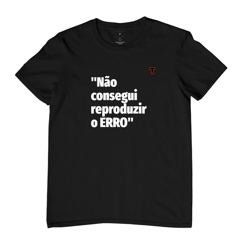 Não consegui reproduzir o erro