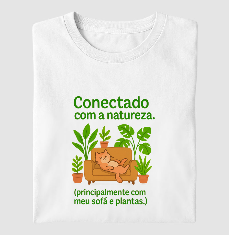 Conectado com a Natureza (e com o Sofá) 😸