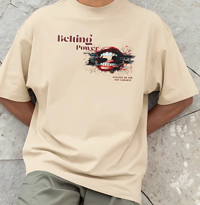 Camiseta Oversized - Belting Power